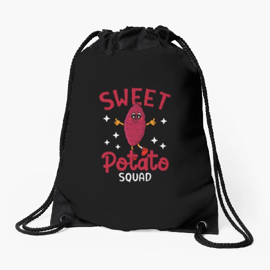 Kawaii Potato Lovers Vegetarian Sweet Potato Drawstring Bags