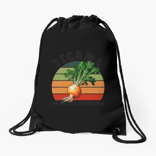 Jicama Spirit Vegetable Vegetarian Food Lover Drawstring Bags