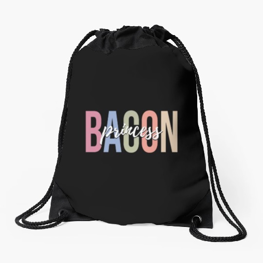 Bacon Lover Bacon Girl Drawstring Bags