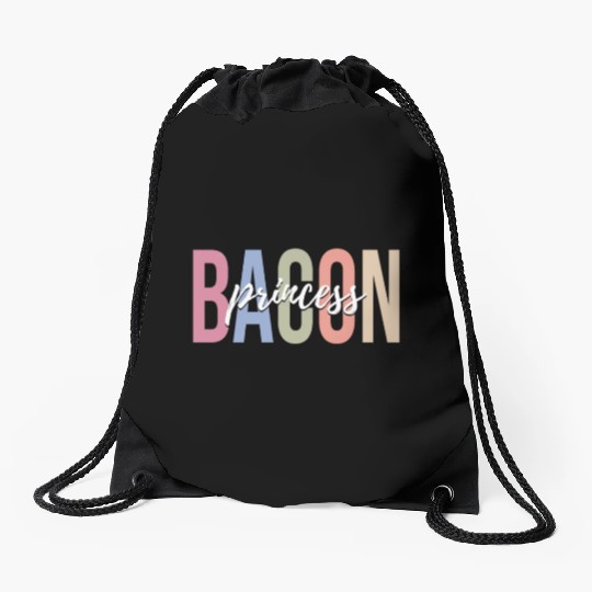 Bacon Lover Bacon Girl Drawstring Bags