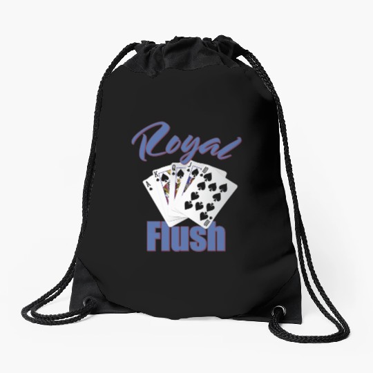Royal Flush Wins It Drawstring Bags