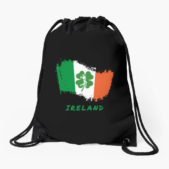 Ireland Cricket Drawstring Bags