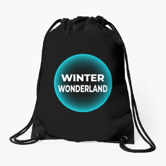 Winter Wonderland Drawstring Bags