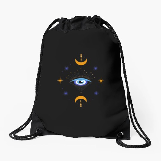 Eye Spiritual Aesthetic Esoteric Mystical Themed Drawstring Bags