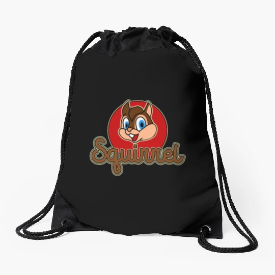 Squirrel Cute Chipmunks Awesome Animal Lover Cool Drawstring Bags