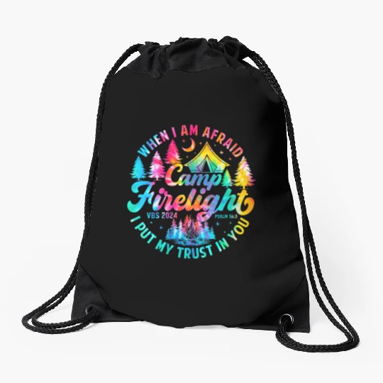 Camp Firelight Vacation Bible School Drawstring Bags