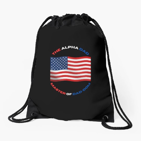 American Dad dom farther step dad Drawstring Bags