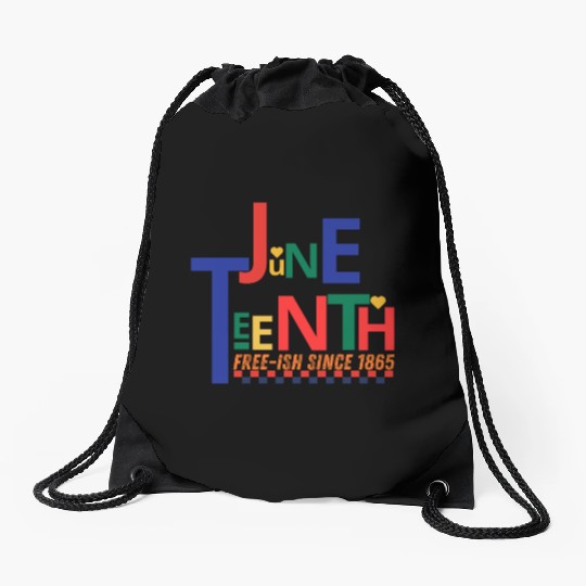 Juneteenth June 19, 1865 - Historical Commemoratio Drawstring Bags