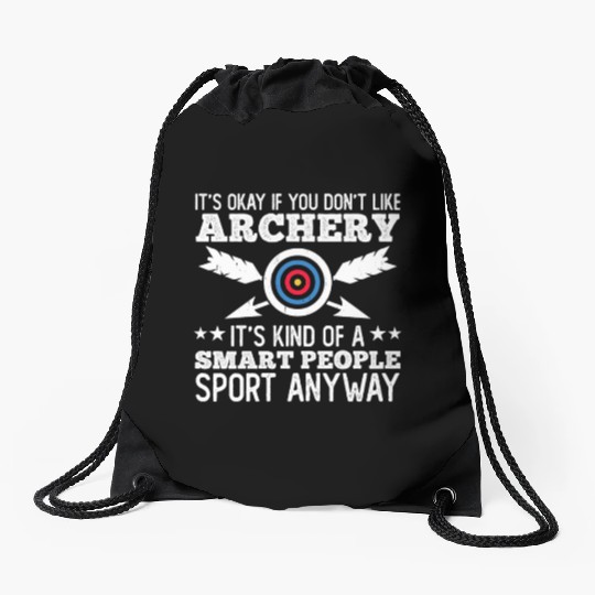 Archery Precision Design - Bow and Arrow Target Ar Drawstring Bags