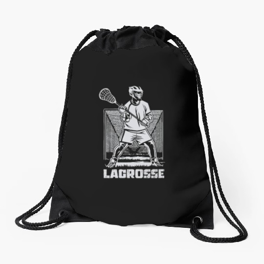 Lacrosse Game Gift Drawstring Bags