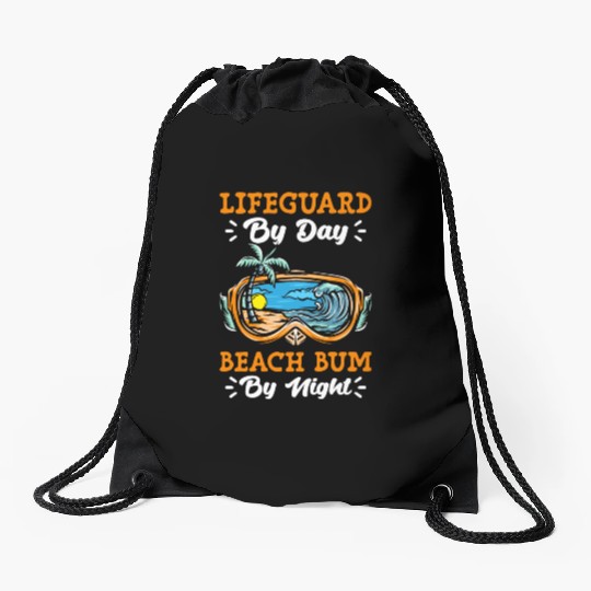 Lifeguard Swimmer Indoor Swimming Pool Rescue Drawstring Bags