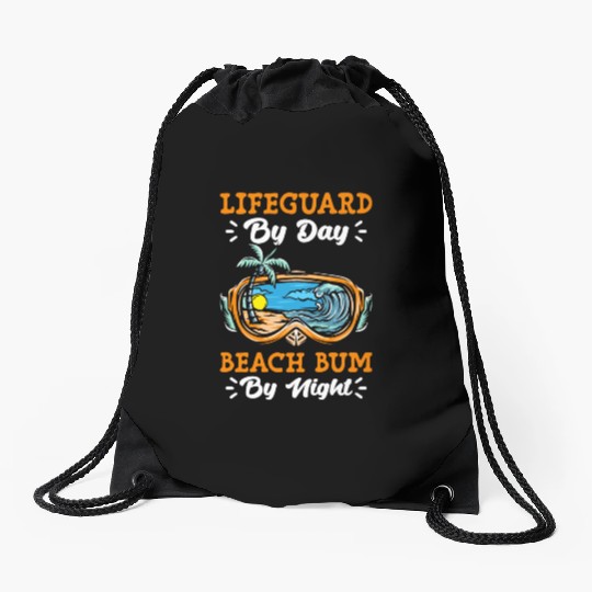 Lifeguard Swimmer Indoor Swimming Pool Rescue Drawstring Bags