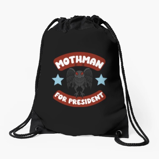 Mothman USA Election Campaign Politics 2024 Drawstring Bags
