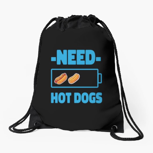 Hot Dog Adult Battery Need Hot Drawstring Bags