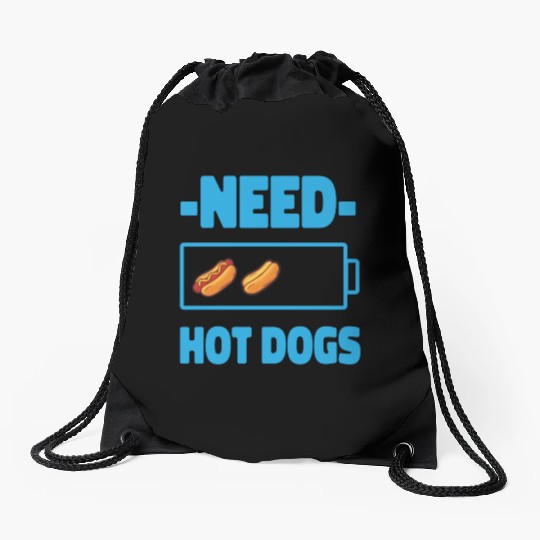 Hot Dog Adult Battery Need Hot Drawstring Bags