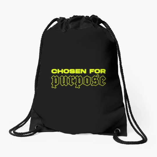 Purpose Aesthetic Christian Clothing Drawstring Bags