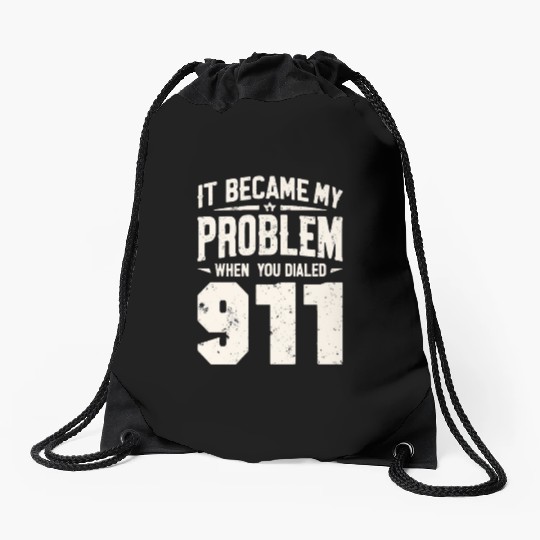 911 Dispatcher Operator Emergency Radio Dispatch Drawstring Bags