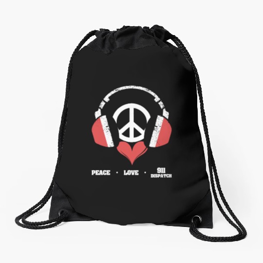911 Dispatcher Operator Emergency Radio Dispatch Drawstring Bags