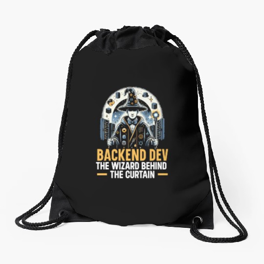 Backend Developer Programming Software Programmer Drawstring Bags