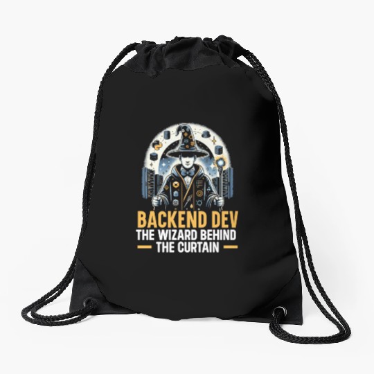 Backend Developer Programming Software Programmer Drawstring Bags