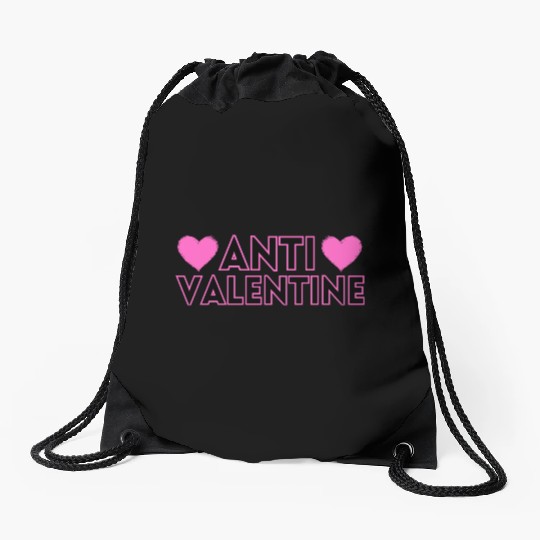 ANTI VALENTINE Drawstring Bags
