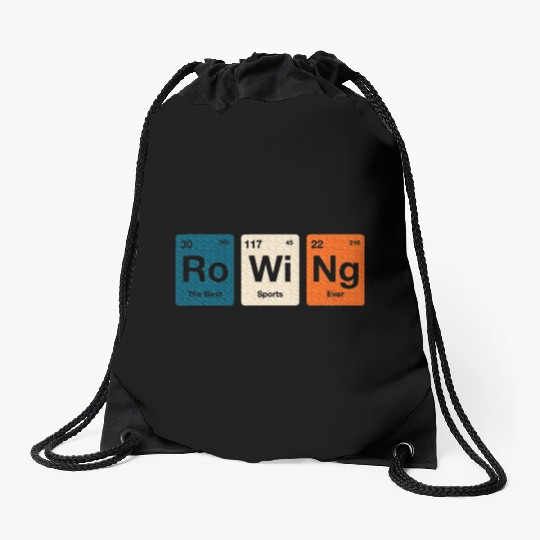 Rowing Periodic Table Elements Drawstring Bags