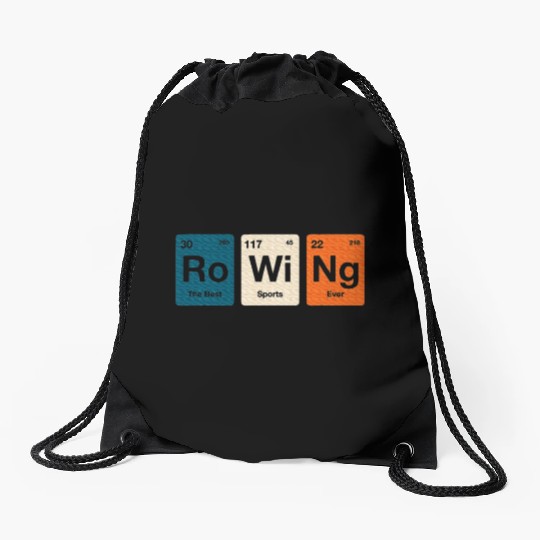Rowing Periodic Table Elements Drawstring Bags
