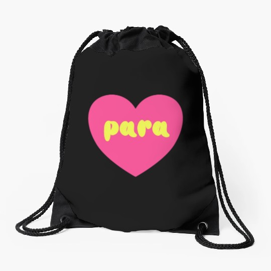 Para Paraprofessional Teacher Assistant Special Drawstring Bags