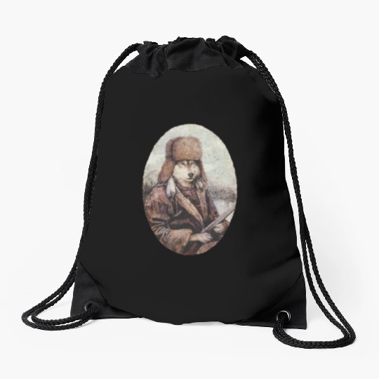Mountain Wolf(1) Drawstring Bags