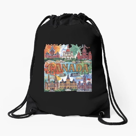 CANADA Drawstring Bags