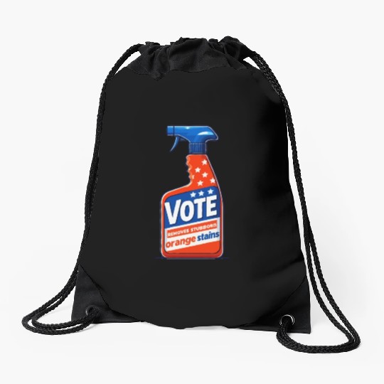 Vote, Removes Stubborn Orange Stains Drawstring Bags