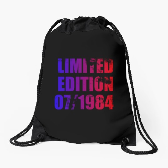 40th birthday Limited Edition 07/1984 Drawstring Bags