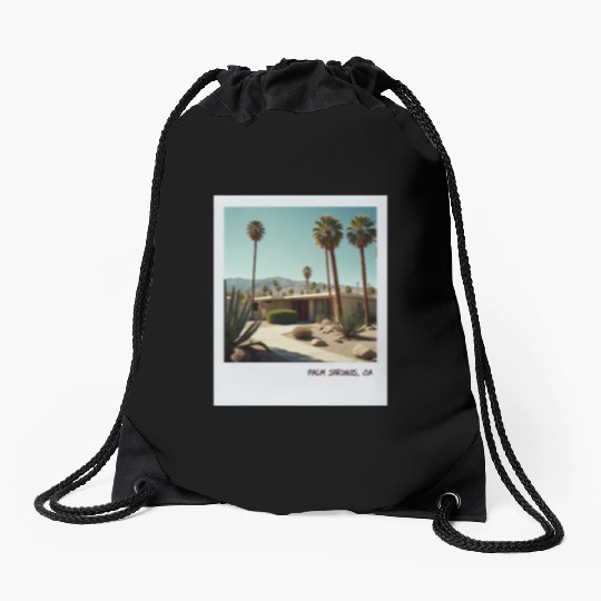 Mono Enterprises "Travels" Palm Springs #1 Drawstring Bags