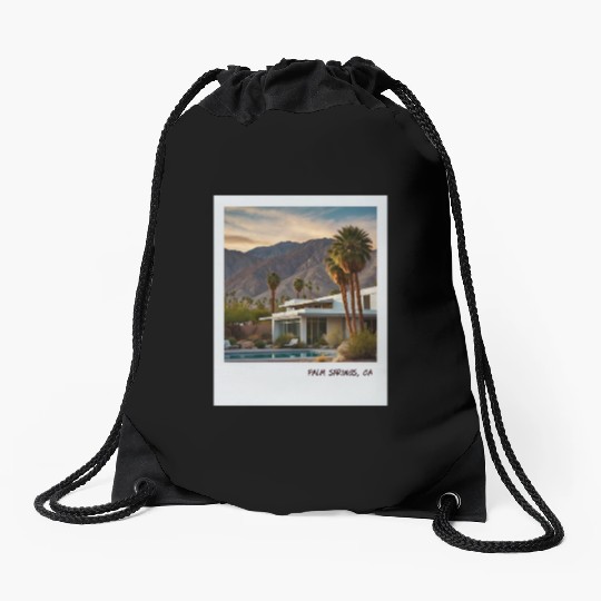 Mono Enterprises "Travels" Palm Springs #5 Drawstring Bags