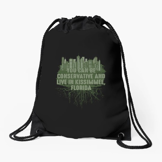 Can Be Conservative in Kissimmee Florida Pun FL Jo Drawstring Bags