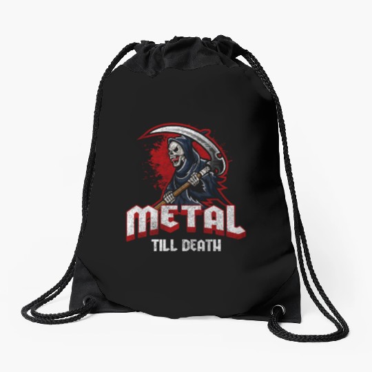 Metal Hard Rock Festival Metalcore Drawstring Bags