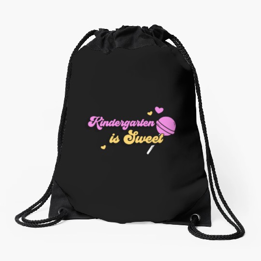 Kindergarten Is Sweet Drawstring Bags