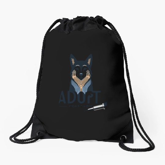 Furry Friends, Not Food: for Dog lovers Drawstring Bags