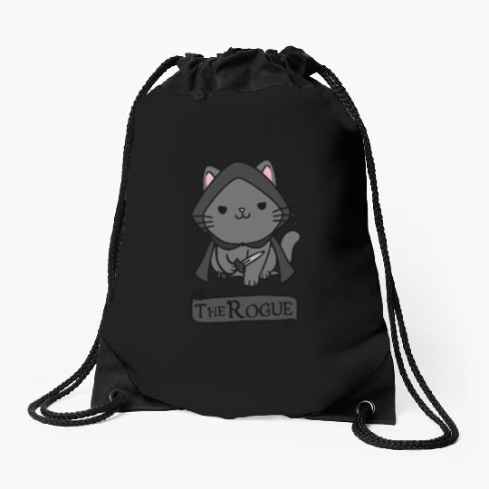 The Rogue Cat Drawstring Bags