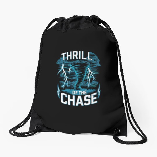Tornado Chasing Adventures: Embrace Nature's Fury Drawstring Bags