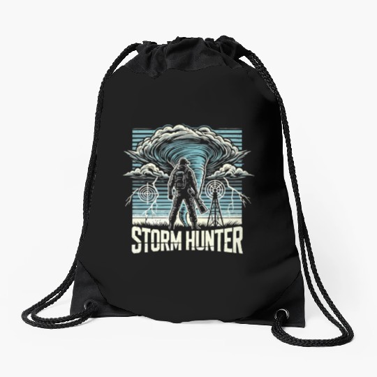 Tornado Chasing Adventures: Embrace Nature's Fury Drawstring Bags