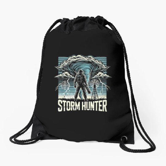 Tornado Chasing Adventures: Embrace Nature's Fury Drawstring Bags