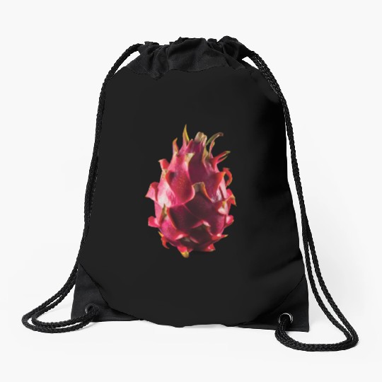 Dragon Fruit Realistic Drawstring Bags