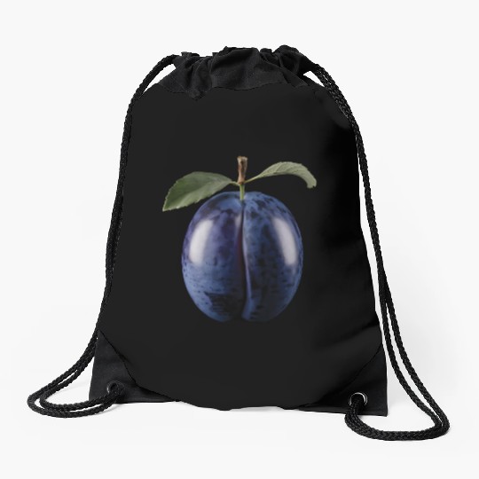 Blackberry Realistic Drawstring Bags