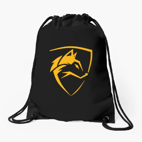 Wolf Drawstring Bags