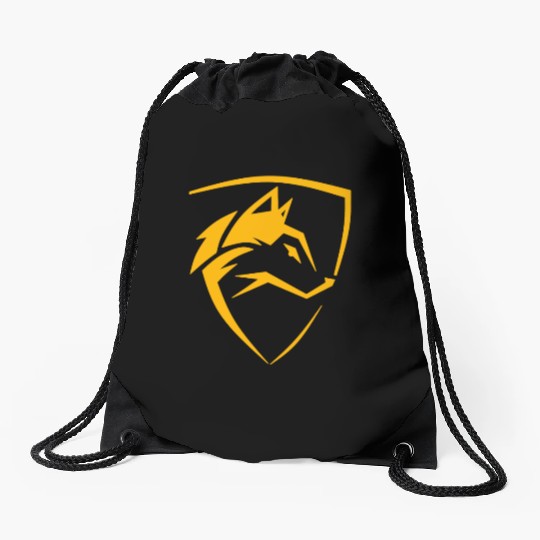 Wolf Drawstring Bags