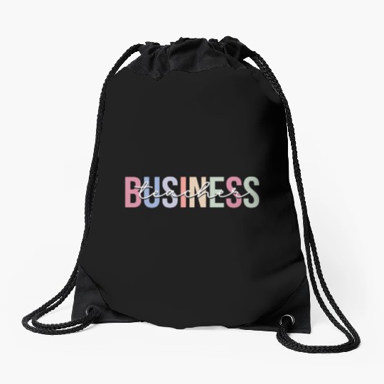 Business Teacher Teaching Drawstring Bags