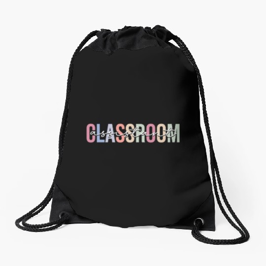 Classroom Assistant Teacher Assistant School Drawstring Bags