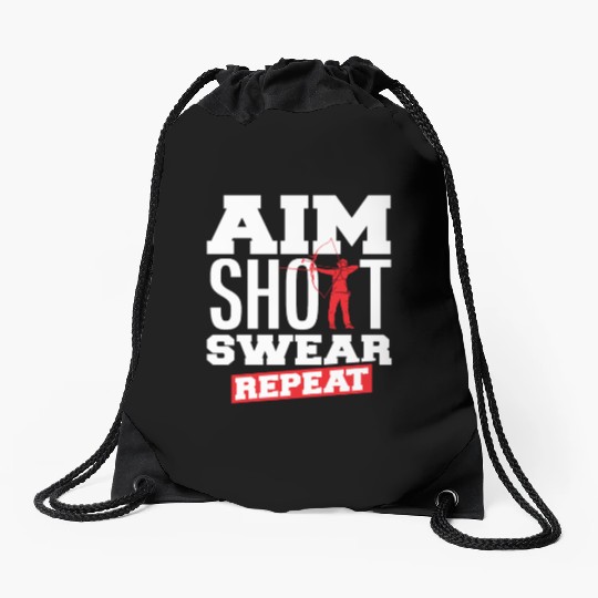 Bow Aiming Swear Archery Drawstring Bags