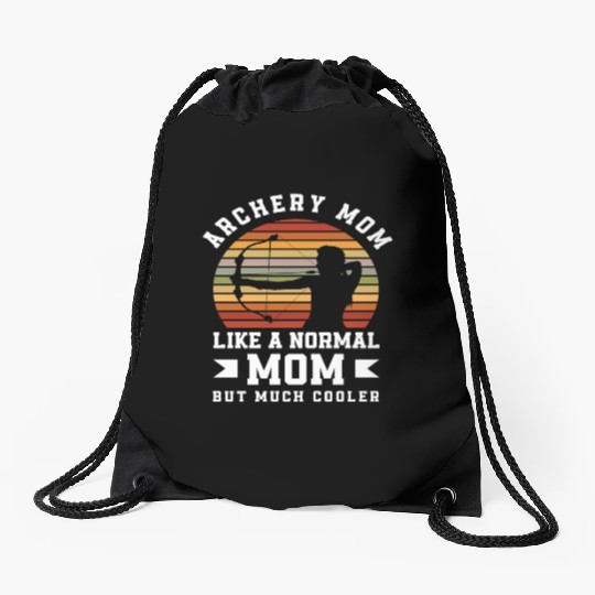 Bow Mom Mother Archery Drawstring Bags